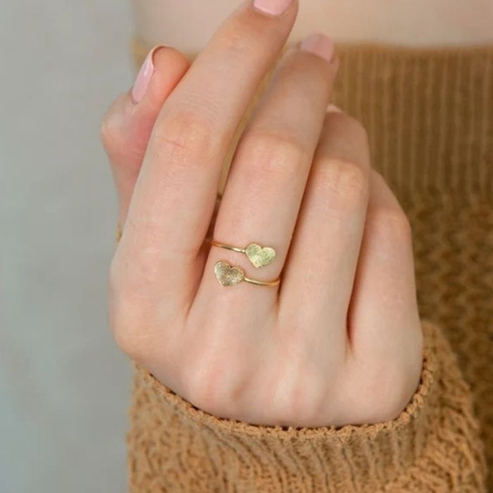 Ring Fingerabdruck Schmuck